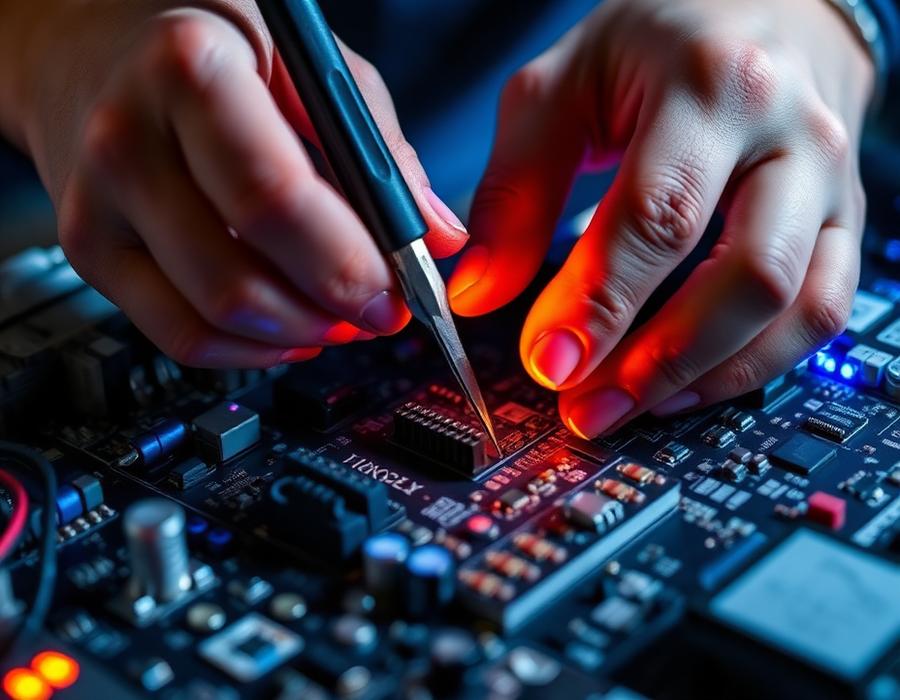 Emenda e certificação de fibra óptica